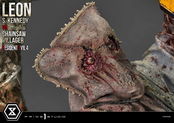 Prime 1 Studio Ultimate Premium Masterline Resident Evil 4 Leon S. Kennedy versus Chainsaw Villager | 4582647120878