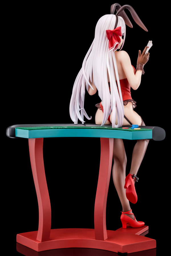 Hakoiri-musume Riselia Ray Crystalia wearing crimson bunny costume with Nip Slip Gimmick System | 4570000500160