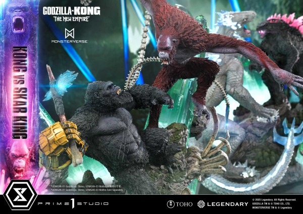Prime 1 Studio Ultimate Diorama Masterline Godzilla x Kong: The New Empire (Film) Kong vs Skar King Bonus Version | 4582647121707
