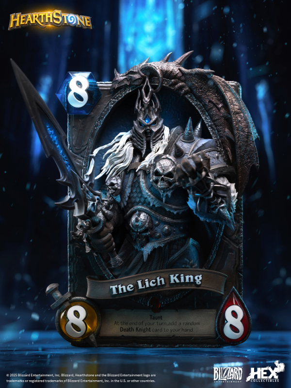 HEX Collectibles Blizzard Hearthstone® The Lich King Art Statue | 6978082552349