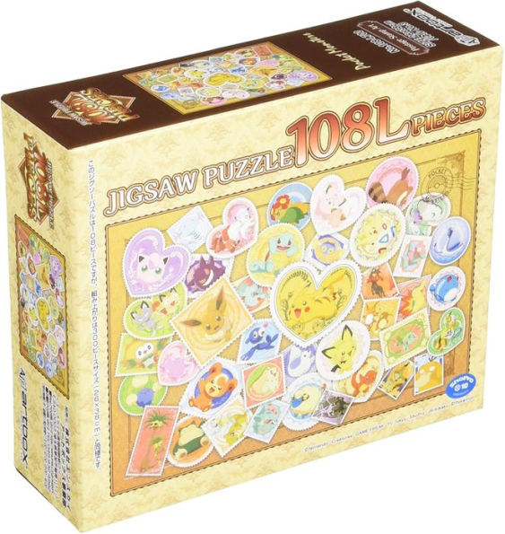 ENSKY PK108-L01 108LP Puzzle - Postage Stamp Art "Pokemon", Ensky Puzzle | 4970381518387