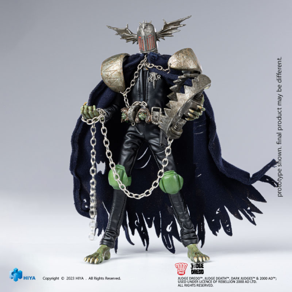 HIYA TOYS Exquisite Super Series 1/12 Scale 6 Inch JUDGE DREDD Judge Fear | 6957534201714