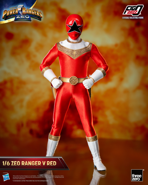 Three Zero Power Rangers Zeo - FigZero 1/6 Zeo Ranger V Red | 4895250810433