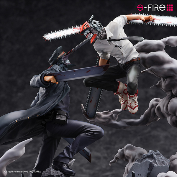 SEGA CHAINSAW MAN Super Situation Figure Chainsaw Man vs. Samurai Sword | 4580779527725