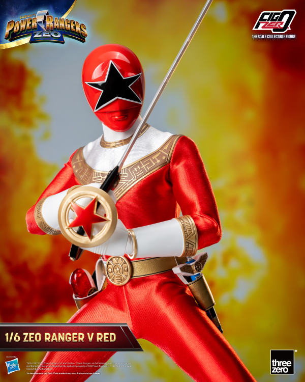Three Zero Power Rangers Zeo - FigZero 1/6 Zeo Ranger V Red | 4895250810433