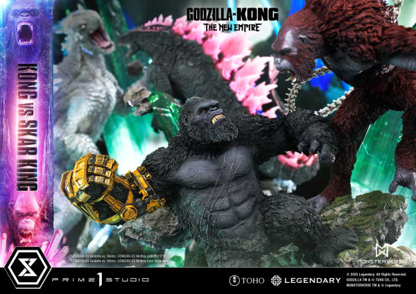 Prime 1 Studio Ultimate Diorama Masterline Godzilla x Kong: The New Empire (Film) Kong vs Skar King Bonus Version | 4582647121707