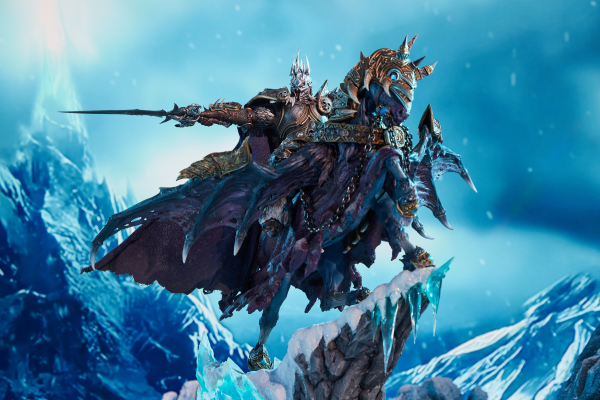 HEX Collectibles Blizzard World of Warcraft® The Lich King & Invincible Premium Statue(BLZ009) | BLZ009