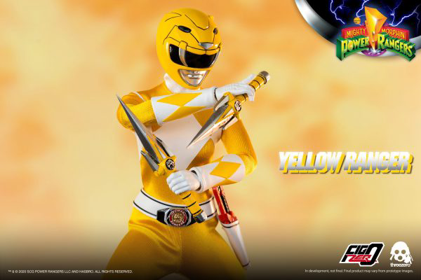 Three Zero Mighty Morphin Power Rangers - FigZero 1/6 Yellow Ranger | 4897056203167