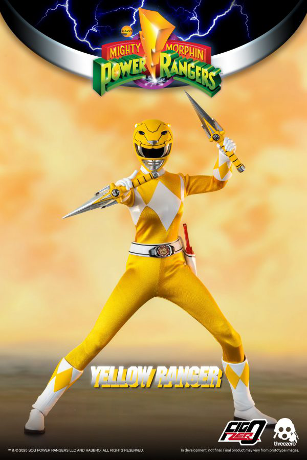 Three Zero Mighty Morphin Power Rangers - FigZero 1/6 Yellow Ranger | 4897056203167