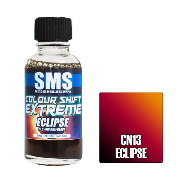 The Scale Modellers Supply (SMS) Colour Shift Extreme ECLIPSE (RED/ORANGE/BLACK) 30ml | 787099995614
