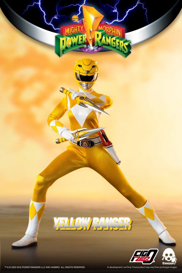 Three Zero Mighty Morphin Power Rangers - FigZero 1/6 Yellow Ranger | 4897056203167