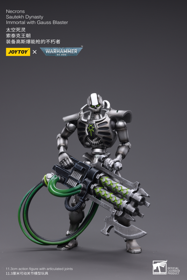 Joy Toy WH40K-Necrons Sautekh Dynasty Immortal with Gauss Blaster | 6973130374768