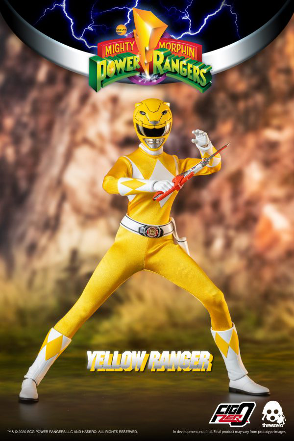 Three Zero Mighty Morphin Power Rangers - FigZero 1/6 Yellow Ranger | 4897056203167