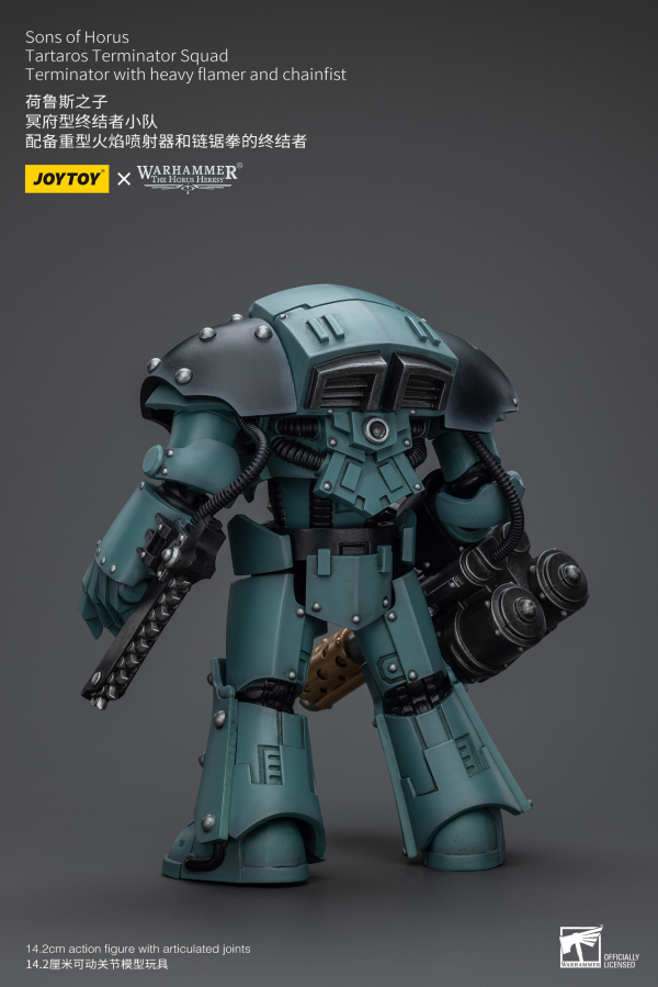 Joy Toy Sons Of Horus Tartaros Terminator Squad Terminator With Heavy Flamer And Chainfist | 6973130377288