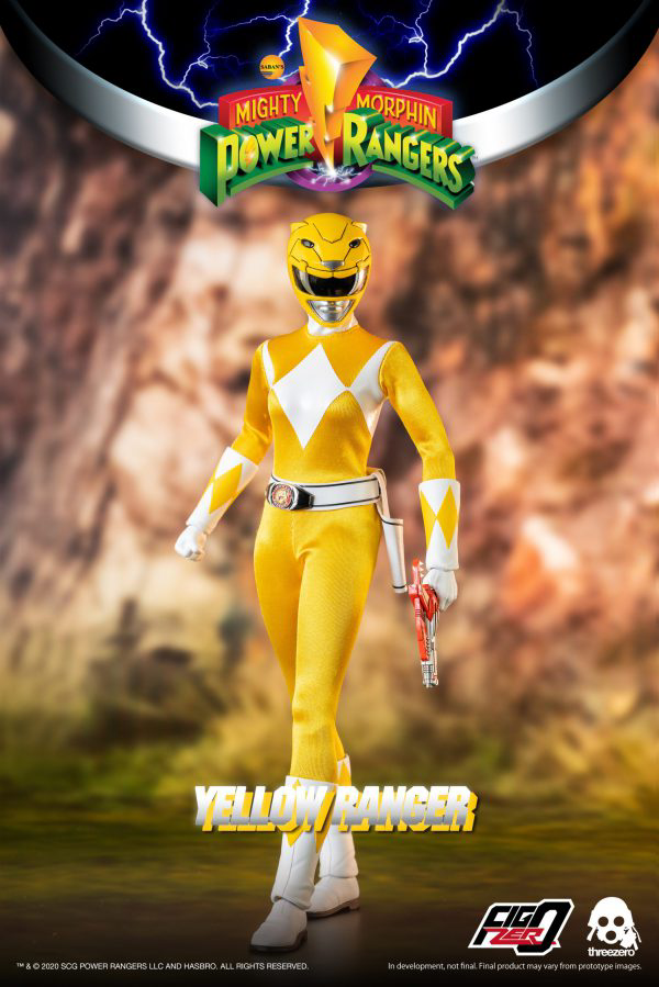 Three Zero Mighty Morphin Power Rangers - FigZero 1/6 Yellow Ranger | 4897056203167