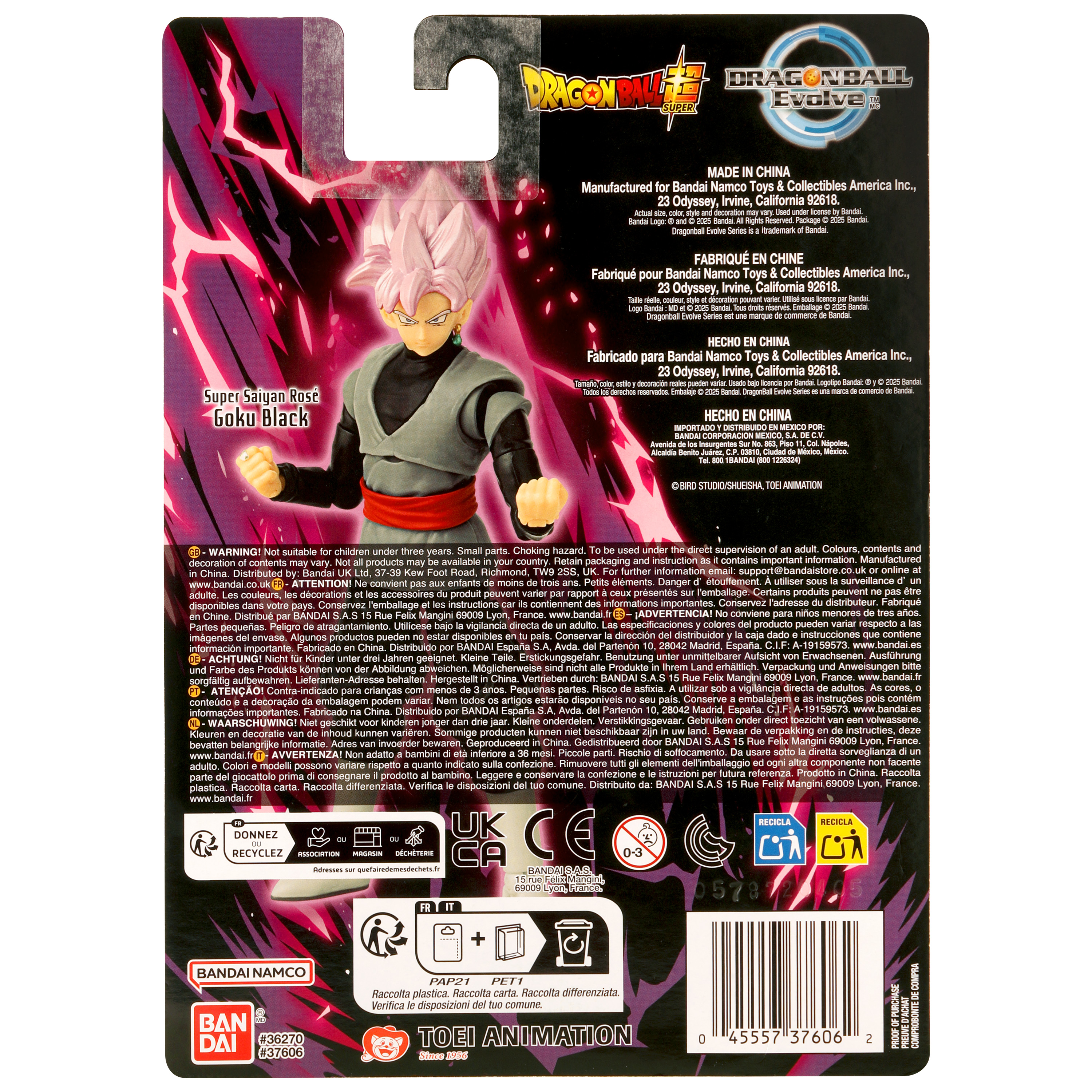 Dragon Ball Evolve - Super Saiyan Rose Goku Black | 0045557376062
