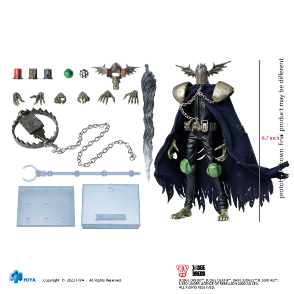 HIYA TOYS Exquisite Super Series 1/12 Scale 6 Inch JUDGE DREDD Judge Fear | 6957534201714
