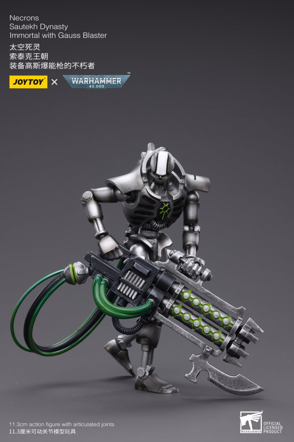 Joy Toy WH40K-Necrons Sautekh Dynasty Immortal with Gauss Blaster | 6973130374768