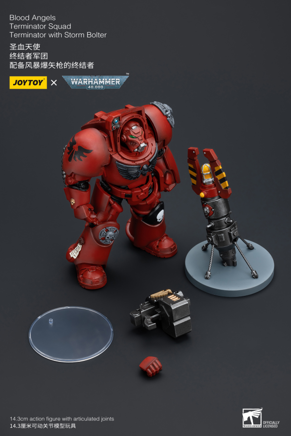 Joy Toy Blood Angels Terminator Squad Terminator with Storm Bolter | 6973130375871