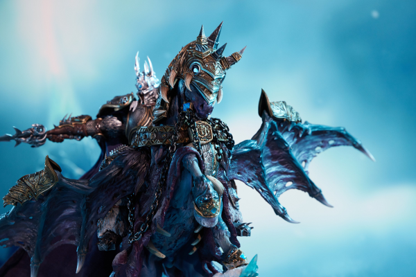 HEX Collectibles Blizzard World of Warcraft® The Lich King & Invincible Premium Statue(BLZ009) | BLZ009