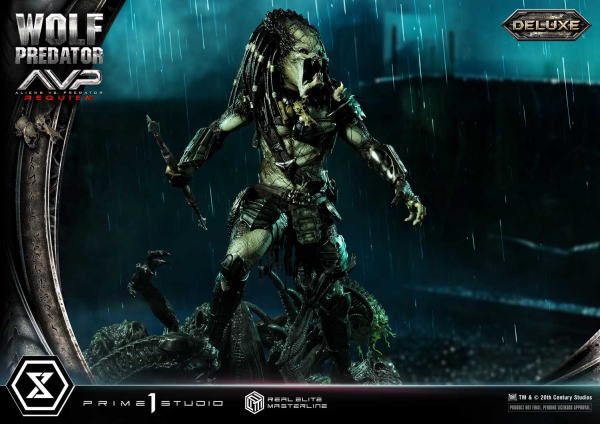 Prime 1 Studio Real Elite Masterline Aliens vs. Predator: Requiem Wolf Predator DX Bonus Version | 4582647121646