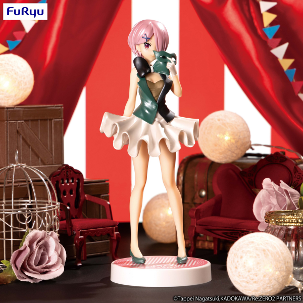 FURYU Corporation Re:ZERO -Starting Life in Another World- SSS Figure -Ram in Circus Pearl Color ver.- | 4582655074118