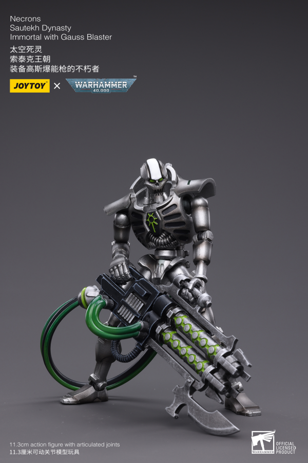 Joy Toy WH40K-Necrons Sautekh Dynasty Immortal with Gauss Blaster | 6973130374768