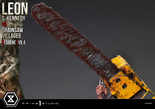 Prime 1 Studio Ultimate Premium Masterline Resident Evil 4 Leon S. Kennedy versus Chainsaw Villager | 4582647120878