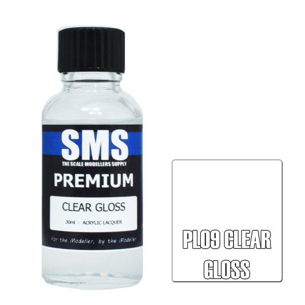 The Scale Modellers Supply (SMS) Premium CLEAR GLOSS 30ml | 707959820900