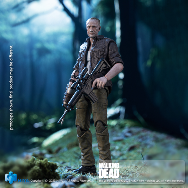 HIYA TOYS Exquisite Mini Series 1/18 Scale 4 Inch The Walking Dead Merle Action Figure(6957534204692)(6957534204692)