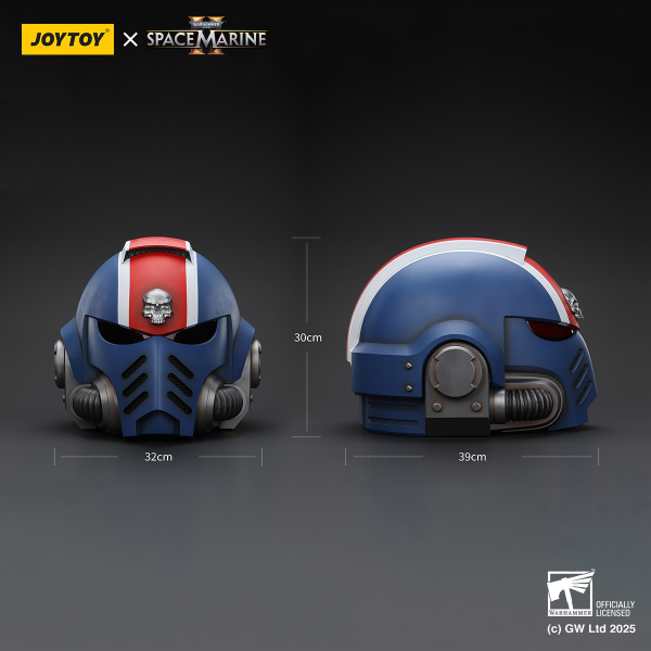 JOYTOY Ultramarines Lieutenant Titus' MKX Helmet