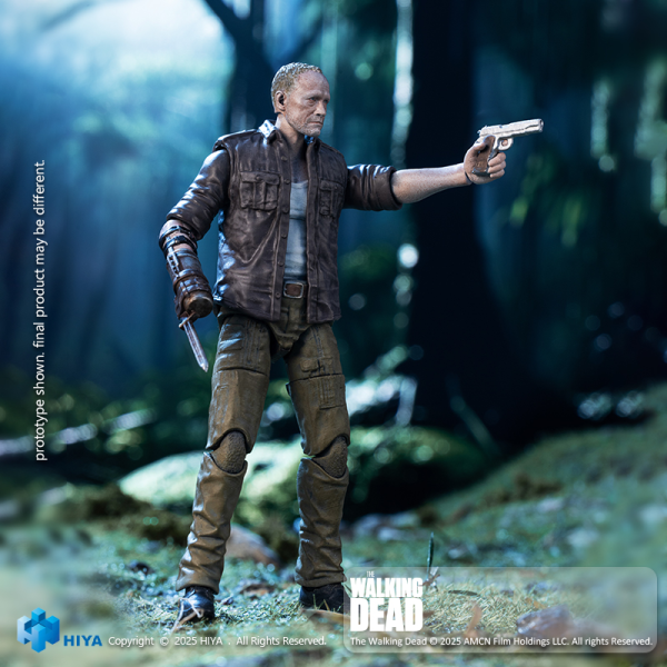 HIYA TOYS Exquisite Mini Series 1/18 Scale 4 Inch The Walking Dead Merle Action Figure(6957534204692)(6957534204692)