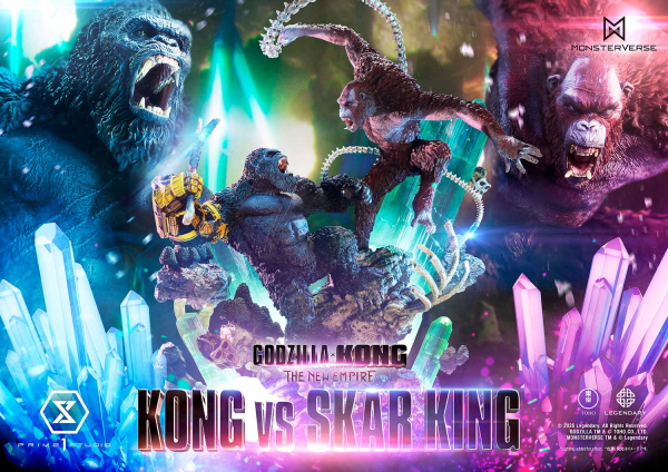 Prime 1 Studio Ultimate Diorama Masterline Godzilla x Kong: The New Empire (Film) Kong vs Skar King Bonus Version | 4582647121707