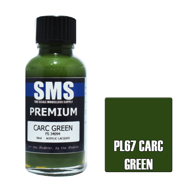 The Scale Modellers Supply (SMS) Premium CARC GREEN FS34094 30ml | 707959821907