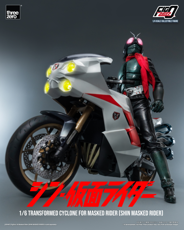 Three Zero FigZero 1/6 Transformed Cyclone for Masked Rider (SHIN MASKED RIDER) | 4895250807563