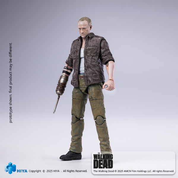 HIYA TOYS Exquisite Mini Series 1/18 Scale 4 Inch The Walking Dead Merle Action Figure(6957534204692)(6957534204692)