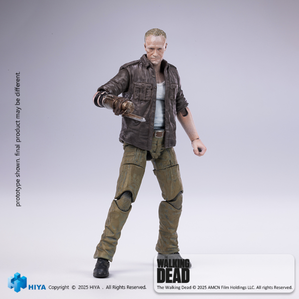 HIYA TOYS Exquisite Mini Series 1/18 Scale 4 Inch The Walking Dead Merle Action Figure(6957534204692)(6957534204692)