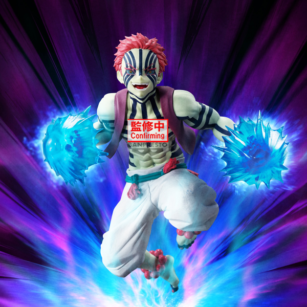 BANDAI Demon Slayer: Kimetsu no Yaiba VIBRATION STARS PLUS-Akaza-, Banpresto Vibration Stars | 4983164296082