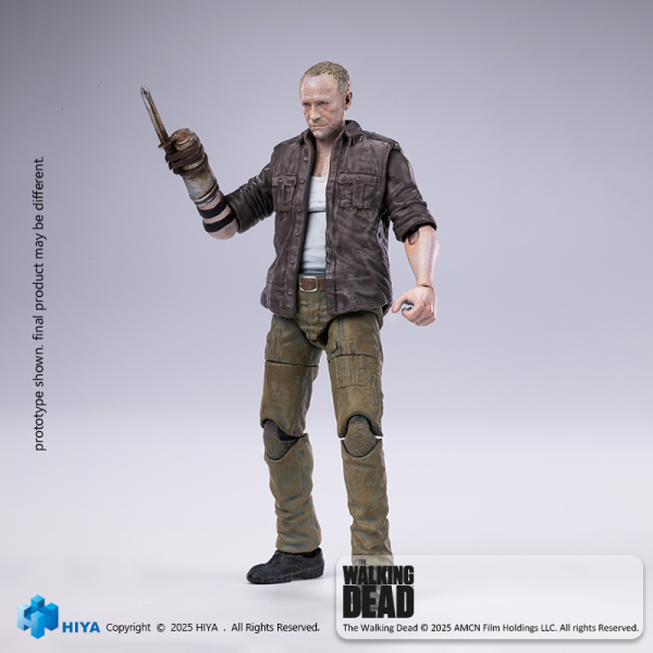HIYA TOYS Exquisite Mini Series 1/18 Scale 4 Inch The Walking Dead Merle Action Figure(6957534204692)(6957534204692)