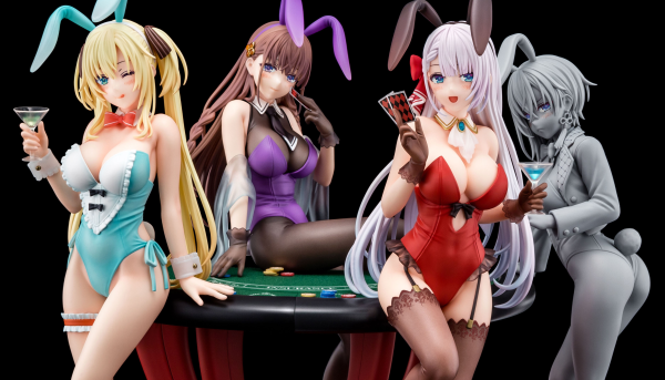 Hakoiri-musume Riselia Ray Crystalia wearing crimson bunny costume with Nip Slip Gimmick System | 4570000500160