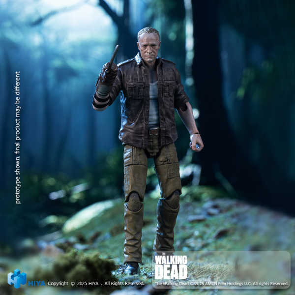 HIYA TOYS Exquisite Mini Series 1/18 Scale 4 Inch The Walking Dead Merle Action Figure(6957534204692)(6957534204692)