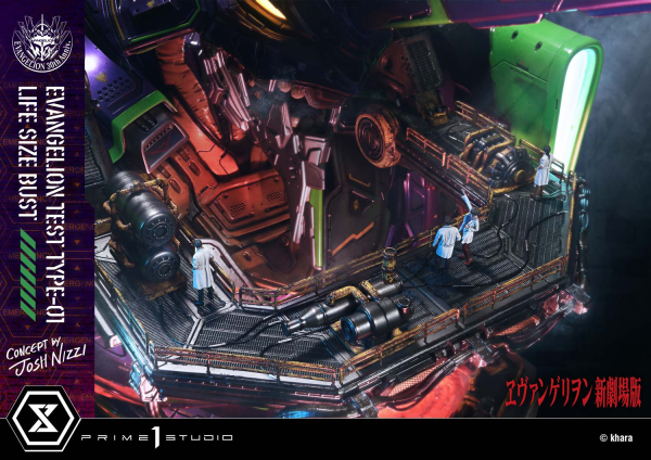 Prime 1 Studio Life Size Bust Evangelion Test Type-01 (Concept By Josh Nizzi) Bonus Version | 4582647121820