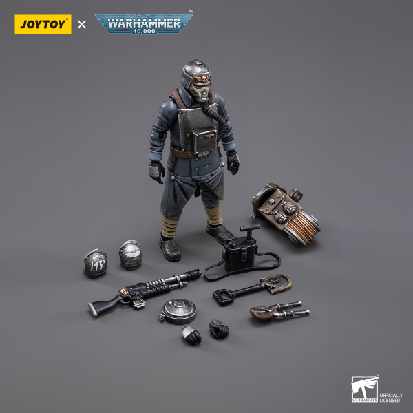 JOYTOY Astra Militarum Death Korps of Krieg Veteran Squad Guardsman Demolitions Specialist | 6973130372658
