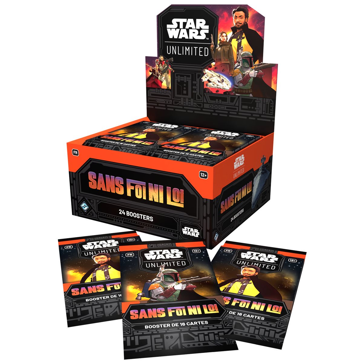 Star Wars: Unlimited - A Lawless Time (Sans Foi Ni Loi) Booster Display (24 Packs) - French Edition