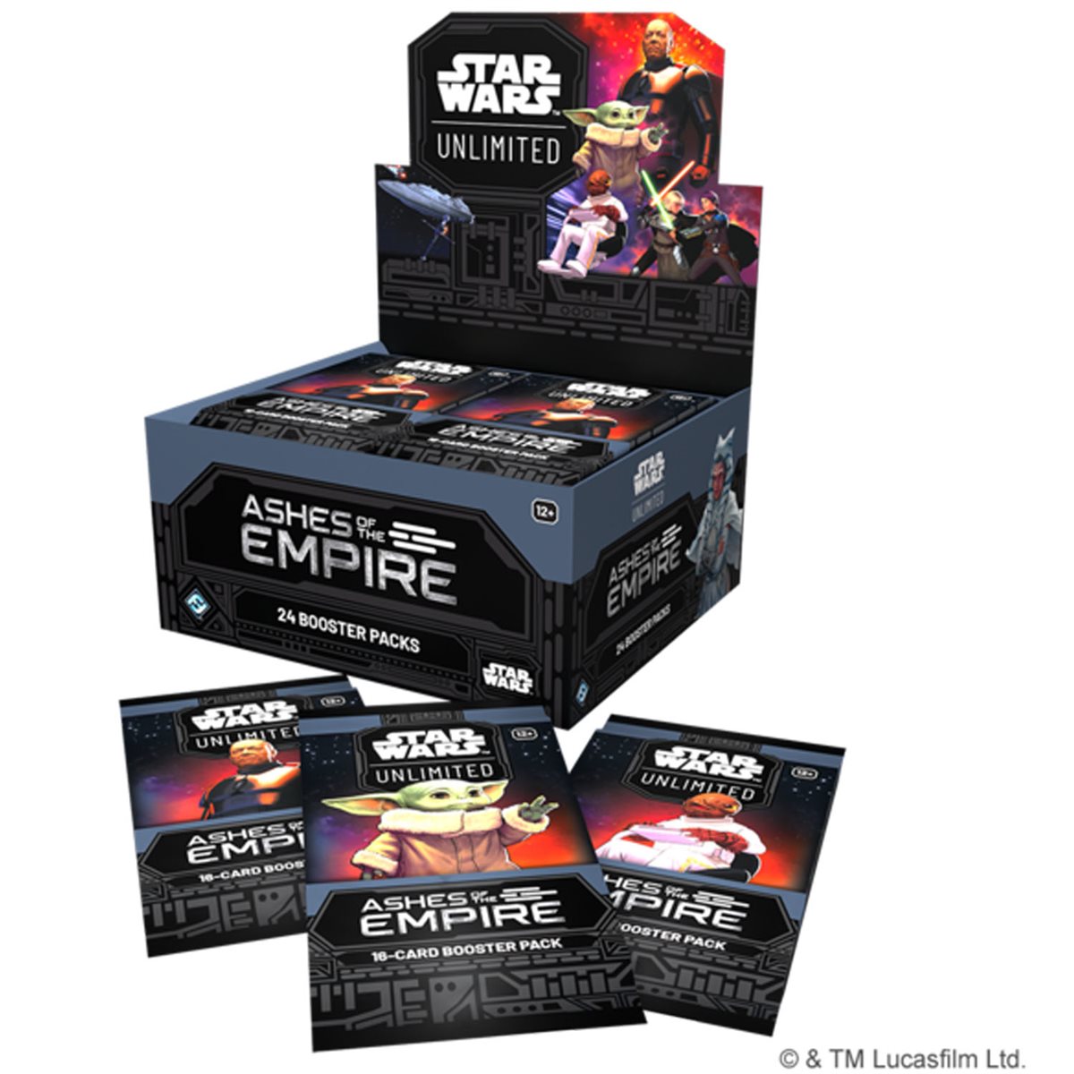 Star Wars: Unlimited - Ashes of the Empire Booster Display (24 Packs)