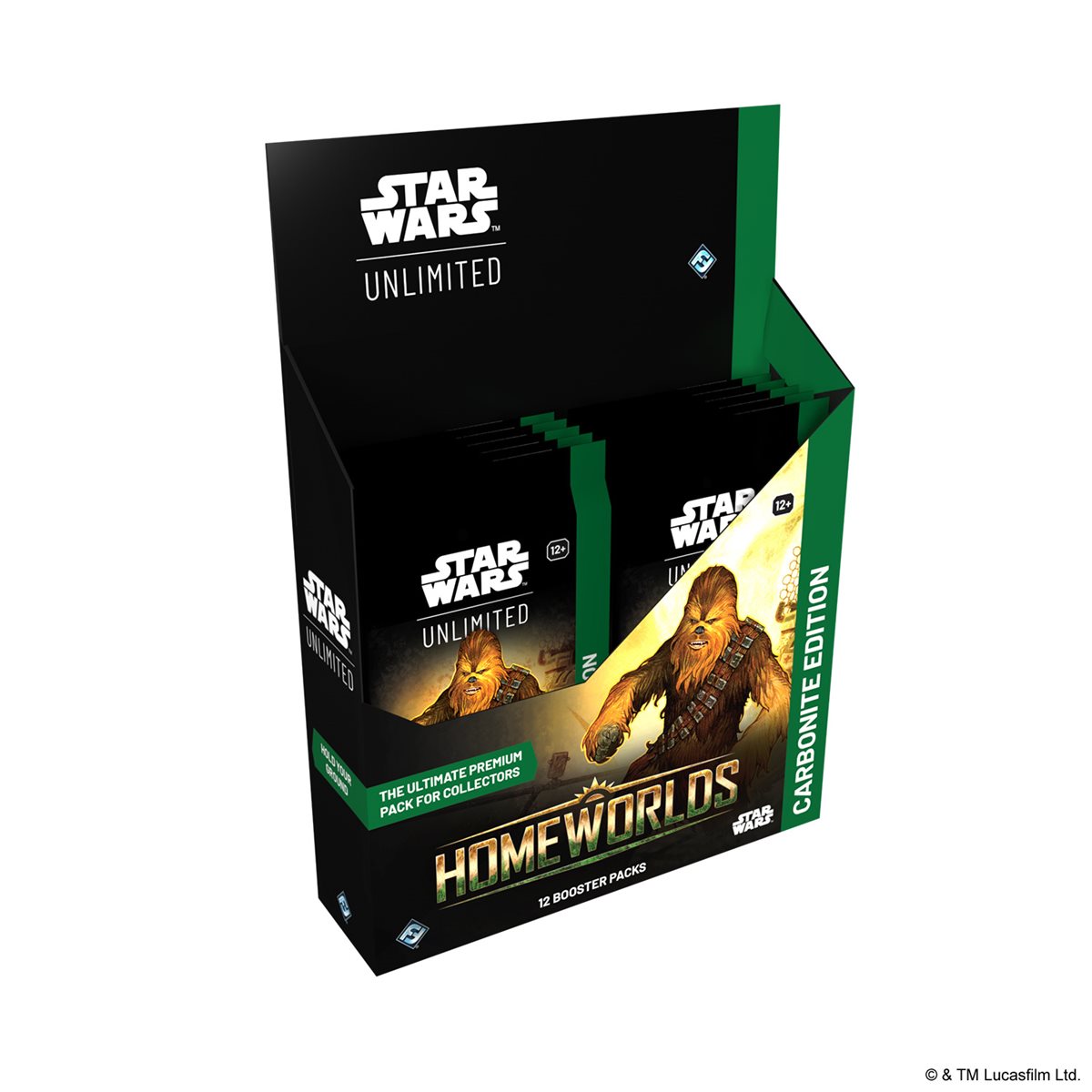Star Wars: Unlimited - Homeworlds Carbonite Booster Display (12 Packs)