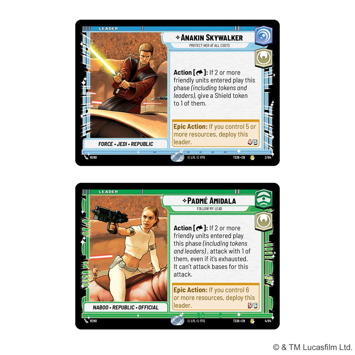 Star Wars: Unlimited - Twin Suns Deck Display 2026 (4 Decks)