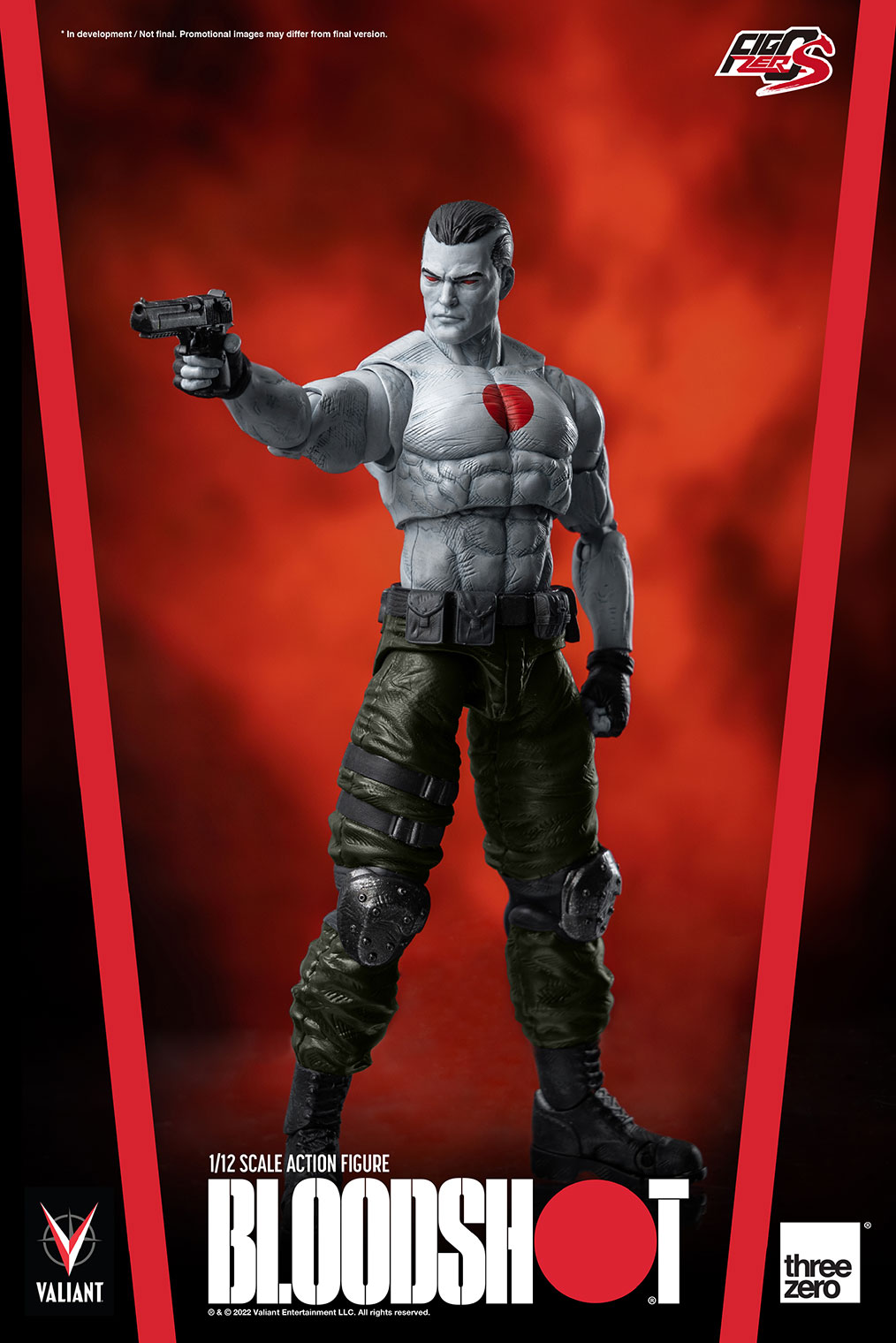 threezero VALIANT - FigZero S 1/12 Bloodshot | 04895250801998