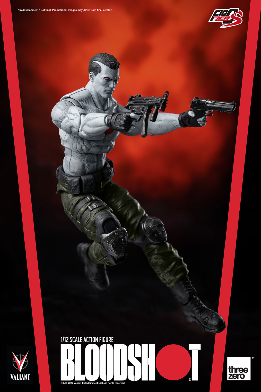 threezero VALIANT - FigZero S 1/12 Bloodshot | 04895250801998
