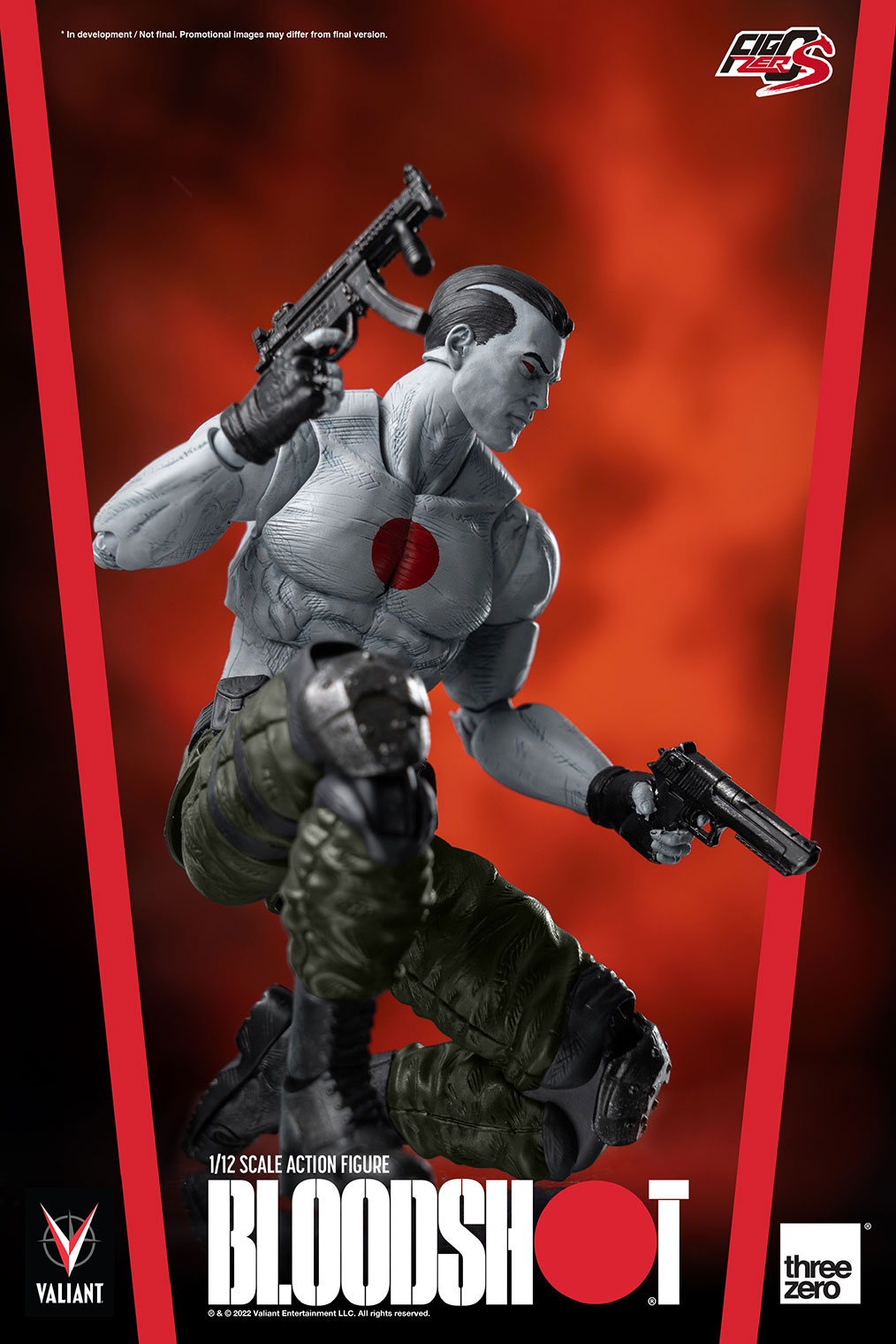 threezero VALIANT - FigZero S 1/12 Bloodshot | 04895250801998
